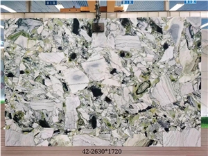 Factory Price Ice Cold Emerald Jade Green Marble Thin Panel 
