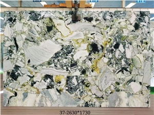 Factory Price Ice Cold Emerald Jade Green Marble Thin Panel 
