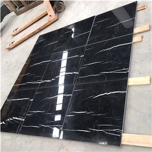 Natural Stone  Black Marquina marble  for floor tiles