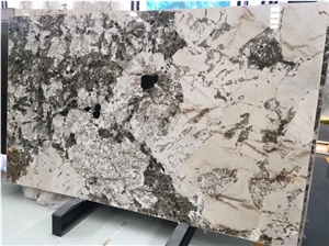 Peacock Sween White Crystal Natural Thin Granite