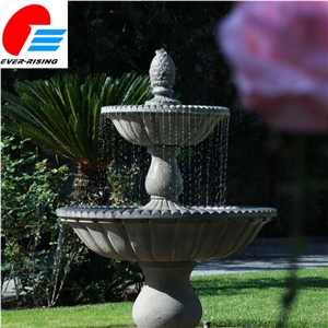 Outdoor Stone Garden Fountain For Landscaping Decoration