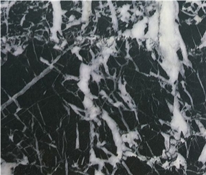 Black flower Marble Tiles & Slabs