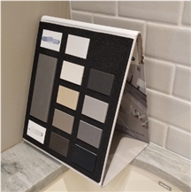 Quartz Stone Sample Folder Table Display Stand
