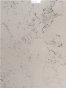 Affordable Carrara White Quartz Slab Countertop-3056