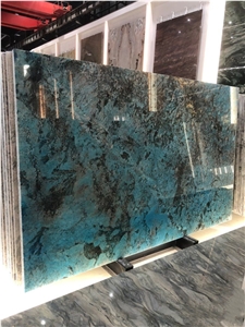 High quality Fantasy blue Quartzite for interior design