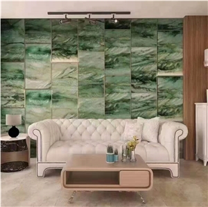 Brazil Royal Green Marble Polished Wall Covering Tiles