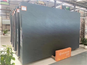 Brazil StarFall Black Quartzite Honed Wall Covering Slabs