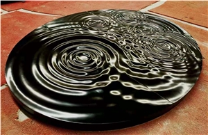 China Black jade Marble Split Floor Covering Tiles