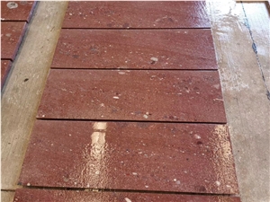 China Red Rhyolite Flamed Wall Slabs & Floor Tiles