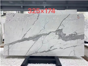 Italy Calacatta White Marble Polished  Slabs & Tiles