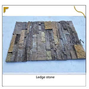Factory Direct Coffee Brown Marble Ledge Panel Venner Stone