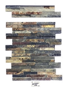 Thin Stone Veneer, Rust Slate, Cultured Stone Wall Cladding