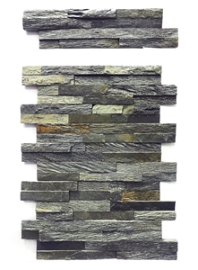 Water Wave Grey Stone Veneer, Wall Cladding, Ledge Stone