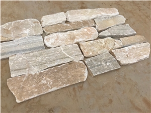 White Split Loose Wall Stone Cladding  Exterior Tiles