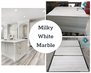 Big Deal Big Promotion For Milky White Marble Tiles