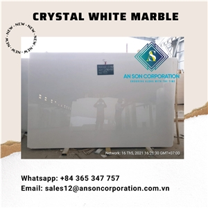 Big Sale Big Discount For Crystal White Marble Slab