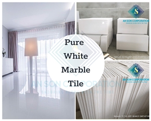 Big Sale Big Promotion For Pure White Marble Tile