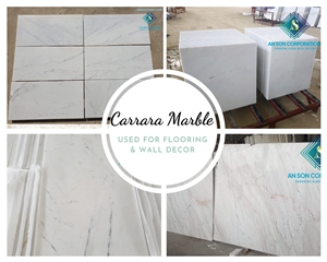 Great Discount Great Sale For Vietnam Carrara Marble Tile