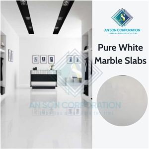 Hot Sale Hot Deal For Pure White Marble Slab