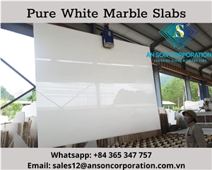 Hot Sale Hot Discount For Pure White Marble Slab