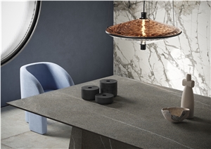Sintered Stone Customized Dining Table Look Like Marble
