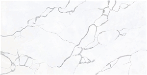 Wholesale Larger Size Slab Artificial Stone White Quartz