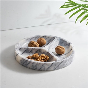 SERVING PLATE NATURAL STONE