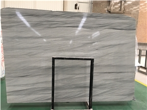 China Cheapest Factory Price Straight Veins Grey Marble Slab