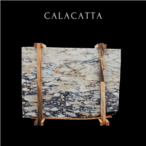 Breccia White Marble - Calacatta Marble Slab