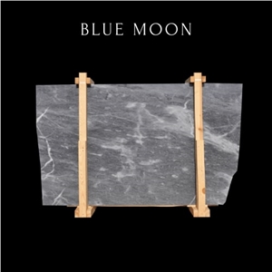Cloudy Blue Marble Tile - Blue White Marble Slab