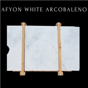 Cloudy Pure White Marble
