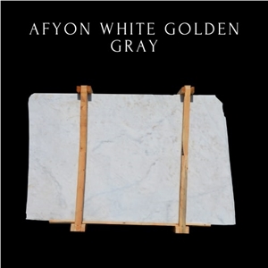 White Golden Grey Marble