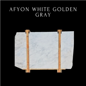 White Marble - Cloudy Grey Marble