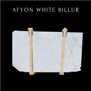 White Pure Marble Slab - White Cyrstal Marble