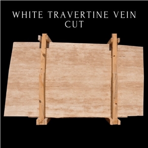 White Travertine Vein Cut - Classicc Travertine