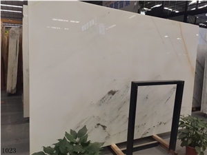 Bamboo Marble White Slab Wall Tile In China Stone Market