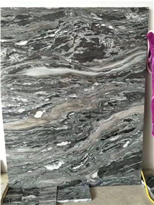 China Brown Wooden Marble Cordillera Grey Vein Slab Tile