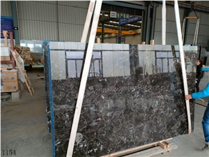 Dark Emperador Slab Tile Marble Hubei In China Stone Market