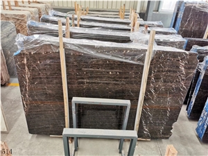 European Network Brown Marble Slab In China Stone Market