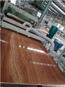 Red Wood Grain Jade Marble Slab Tile In China Stone Market