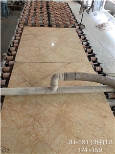 Turkey Golden Marble River Slab Tile In China Stone Market