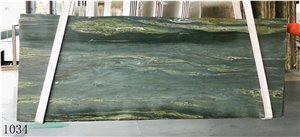 Turkey Olive Green Marble Slab Tile In China Stone Market