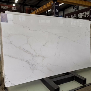 United States Valley Gold Vein Marble Lincoln White Slab