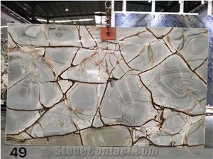 Natural Polished Marble Stone Living Room Backgound Decor