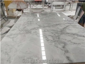 Super White Quartzite Slab & Bathroom Tile Kitchen