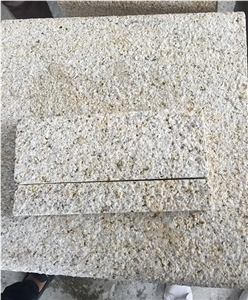 Bush Hammered Yellow Granite Tiles For Floor Wall Slab Tiles