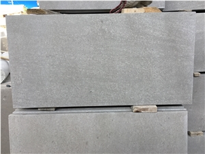 Sandblasted Mediterranean Grey Marble Tiles Exterior Floors
