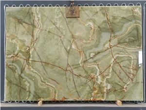Natural Green Onyx For Wall Cladding