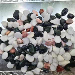 Rock Paver Mix Color Pebble Stone For Decoration