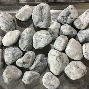 Rocks Stone Grey Color Pebble Stone For Pavers